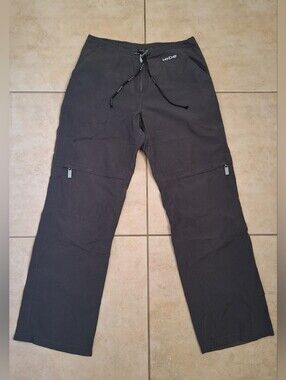 bebe Y2K Cargo Pants Utility Track Wide Leg Active Sporty Gray Womens XS